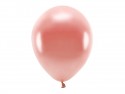 10 Ballons Eco 30 cm métallisés -or rose