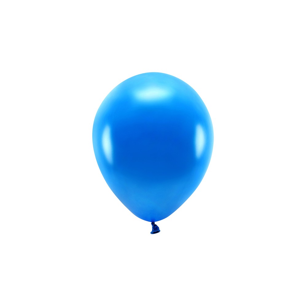 100 Ballons Eco 30 cm - métallisés - bleu marine