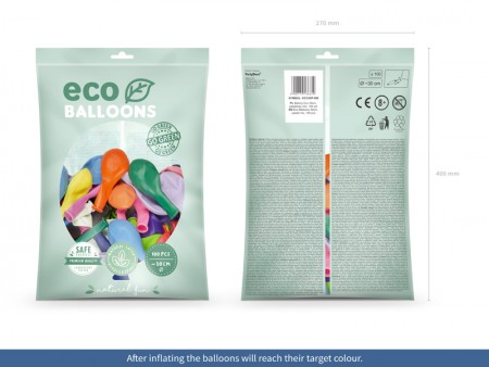 100 Ballons Eco 30 cm...