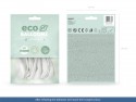 10 Ballons Eco 30 cm blanc pastel -