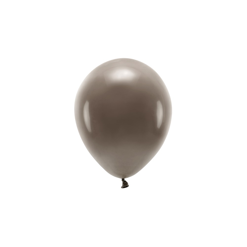 10 Ballons Eco 30 cm pastel - marron