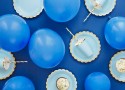 100 Ballons Eco 30 cm pastel - ultramarine