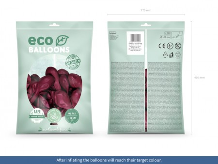 100 Ballons Eco 30 cm...