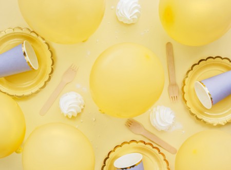 100 Ballons Eco 30 cm jaune...