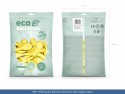 100 Ballons Eco 30 cm pastel - jaune vif