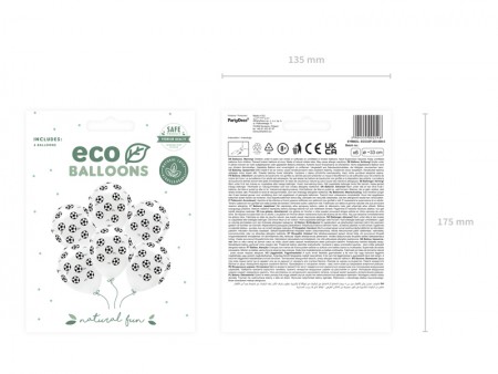 6 Ballons Eco 33 cm pastel...