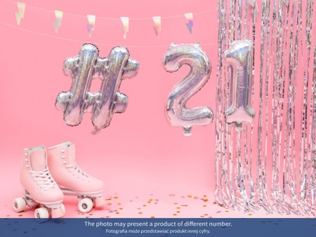 Ballon mylar Chiffre 4'' -...