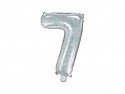 Ballon mylar Chiffre ''7'' - 35cm - holographique