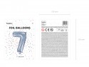 Ballon mylar Chiffre ''7'' - 35cm - holographique