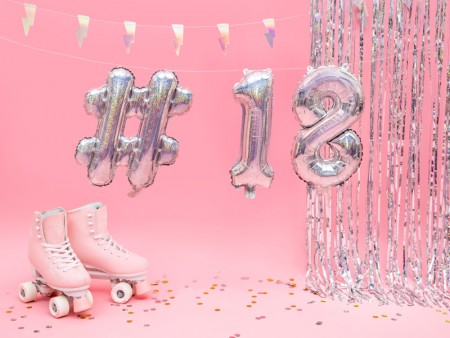 Ballon mylar Chiffre ''8''...