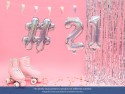Ballon mylar Chiffre ''9'' - 35cm - holographique