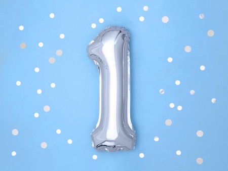 Ballon mylar Chiffre ''1''...
