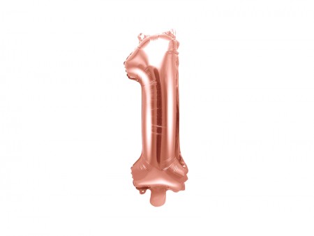 Ballon rose gold chiffre "...