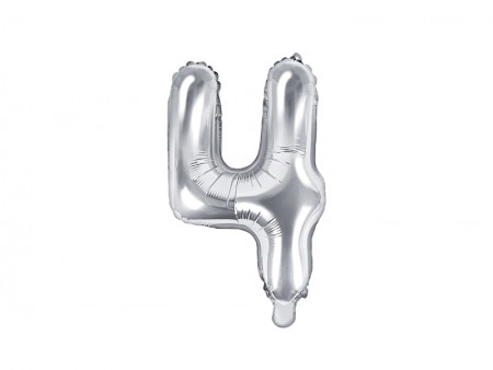 Ballon mylar Numeral ''4''...