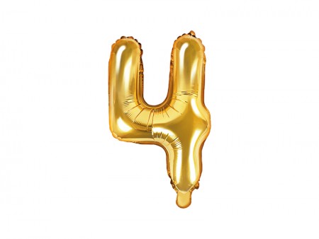 Ballon mylar Chiffre ''4''...