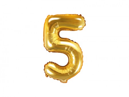 Ballon mylar Chiffre ''5''...