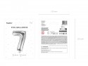 Ballon mylar Chiffre ''7'' - 35cm - argent