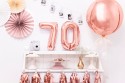 Ballon mylar Chiffre ''7'' - 35cm - or rose