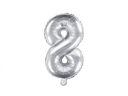Ballon mylar Numeral ''8''...