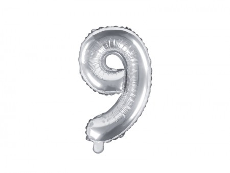 Ballon mylar Chiffre ''9''...