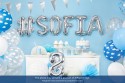 Ballon mylar Chiffre ''9'' - 35cm - argent