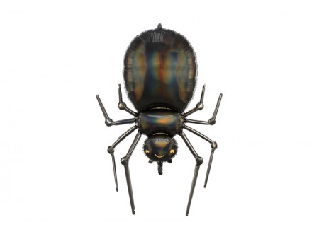 Ballon en mylar Spider - noir