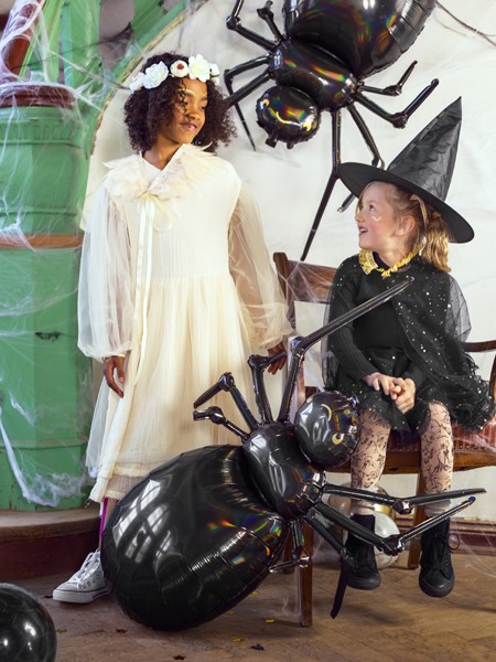 Ballon en mylar Spider - noir