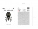 Ballon en mylar Spider - noir