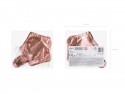 25 Ballons en mylar Etoile - 12cm - or rose