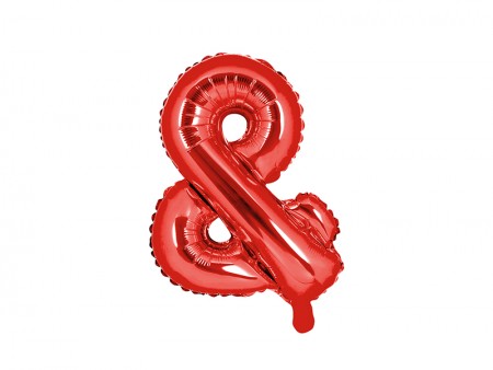 Ballon en mylar ''&'' signe...