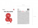 Ballon en mylar ''&'' signe - 35cm - rouge