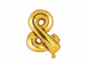 Ballon mylar & - 35cm - or