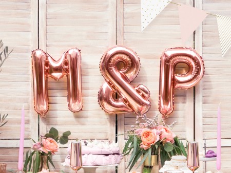 Ballon mylar & - 35cm - or...