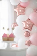 25 Ballons en mylar Etoile - 25 cm - or rose