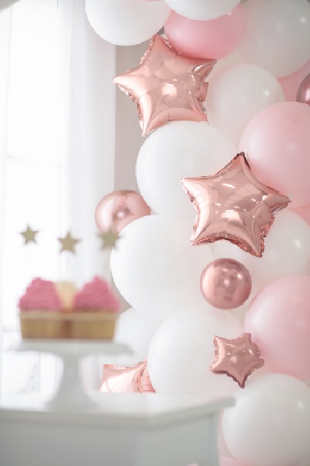 25 Ballons en mylar Etoile...
