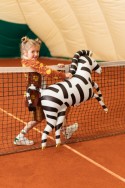 Ballon mylar "zèbre" - 115 cm