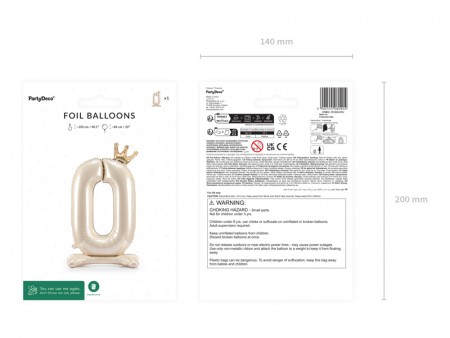 Ballon mylar debout chiffre...