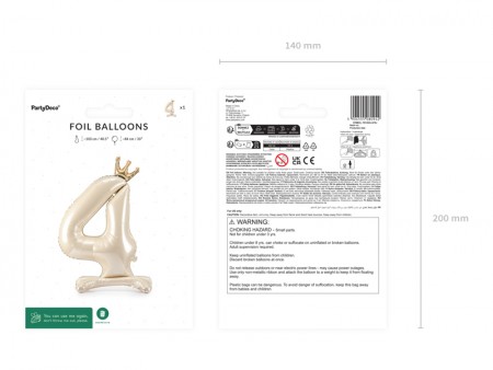 Ballon mylar debout chiffre...
