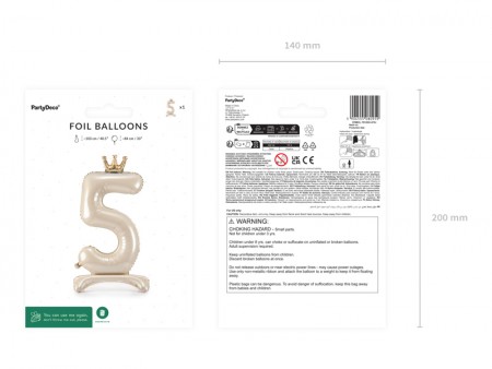 Ballon mylar debout chiffre...