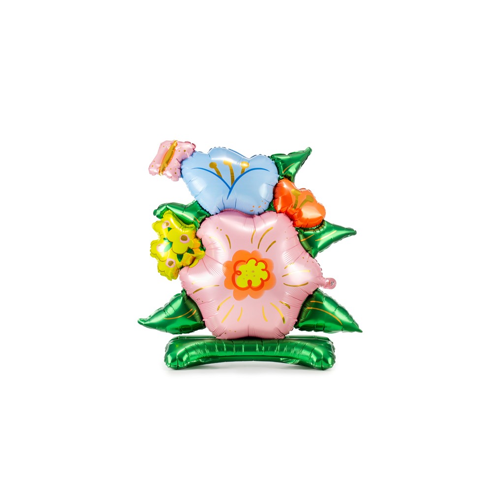 Ballon en mylar debout Fleurs