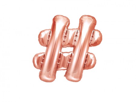 Ballon mylar "hashtag" -...