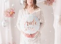 Ballon mylar Bride to be - blanc