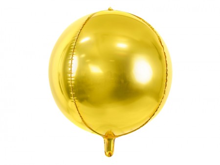 Ballon mylar Boule - 40cm - or