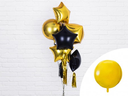 Ballon mylar Boule - 40cm - or