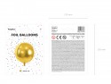 Ballon mylar Boule - 40cm - or