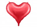 Ballon mylar coeur - 75 cm - red