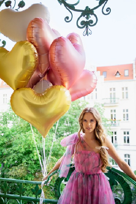 Ballon mylar coeur - 75 cm...