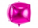 Ballon mylar Cubic - rose foncé