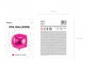 Ballon mylar Cubic - rose foncé