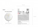 Ballon mylar Horloge - blanc